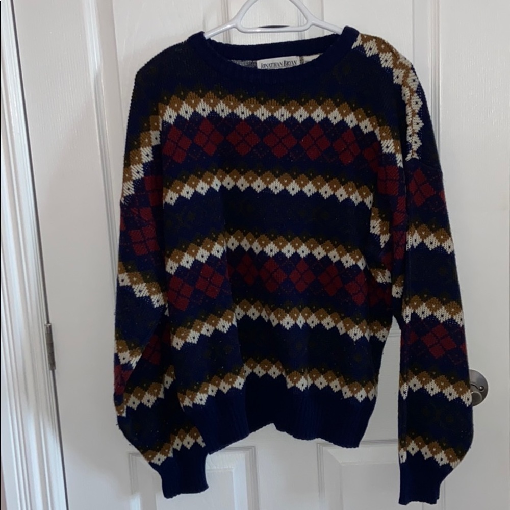 vintage knit wool sweater